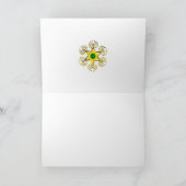 TUSKANISCHE LANDSCHAFT MIT GRÜNEN HÜLLEN KARTE (Innenseite)