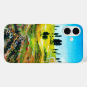 TUSKANISCHE LANDSCHAFT MIT POPPIEN Case-Mate iPhone HÜLLE (Rückseite (Horizontal))