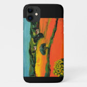 TUSKANISCHE LANDSCHAFT MIT SONNENBLUMEN Case-Mate iPhone HÜLLE (Rückseite)