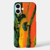 TUSKANISCHE LANDSCHAFT MIT SONNENBLUMEN Case-Mate iPhone HÜLLE (Rückseite)