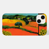 TUSKANISCHE LANDSCHAFT MIT SONNENBLUMEN Case-Mate iPhone HÜLLE (Rückseite (Horizontal))
