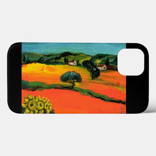 TUSKANISCHE LANDSCHAFT MIT SONNENBLUMEN Case-Mate iPhone HÜLLE (Rückseite (Horizontal))