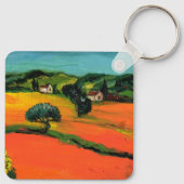 TUSKANISCHE LANDSCHAFT MIT SONNENBLUMEN SCHLÜSSELANHÄNGER (Rückseite)