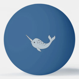 Tusked Narwhal Ping Pong Ball Tischtennisball