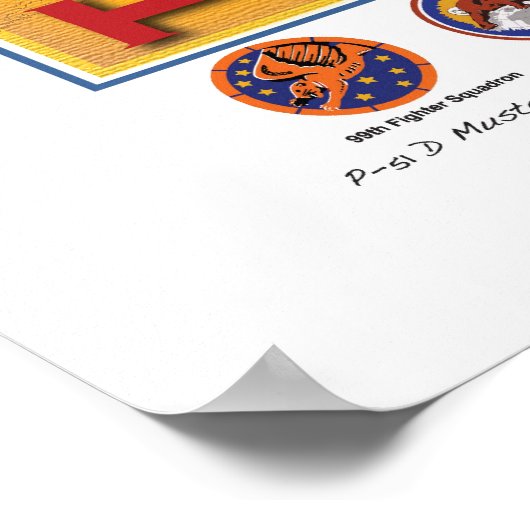 Tuskegee Airman Poster (Ecke)