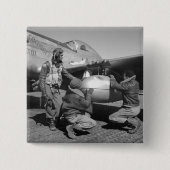 Tuskegee Airmen, 1945 Button (Vorderseite)