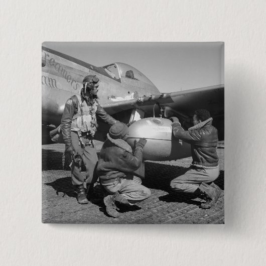 Tuskegee Airmen, 1945 Button (Vorderseite)