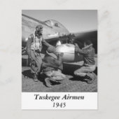 Tuskegee Airmen, 1945 Postkarte (Vorderseite)