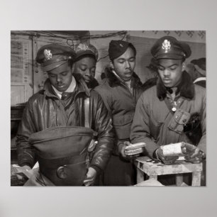 Tuskegee Airmen - 332. Kampfgruppe Poster