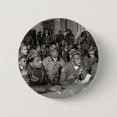 Tuskegee Airmen beim Briefing des Zweiten Weltkrie Button (Vorderseite)