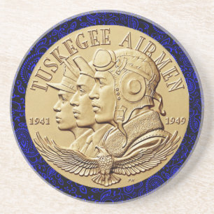 TUSKEGEE AIRMEN COIN GETRÄNKEUNTERSETZER