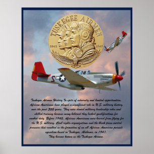Tuskegee Airmen Coin Poster