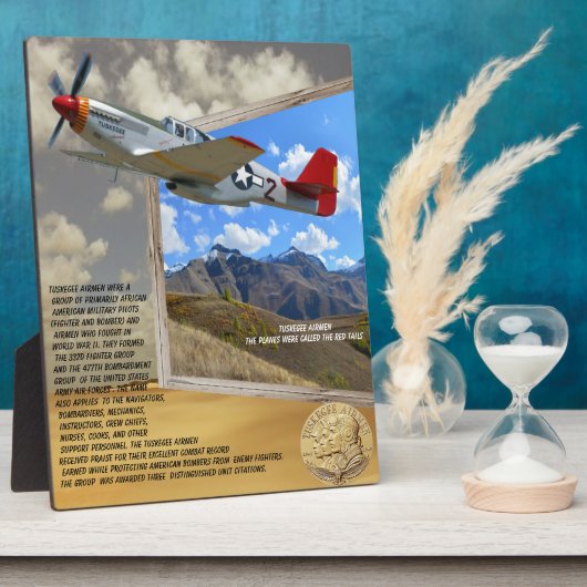 TUSKEGEE AIRMEN FLUGZEUG FLIEGT AUS DEM BILD FOTOPLATTE (Seite)