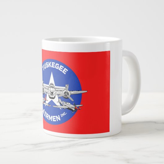 Tuskegee Airmen Jumbo-Tasse (Vorderseite Rechts)