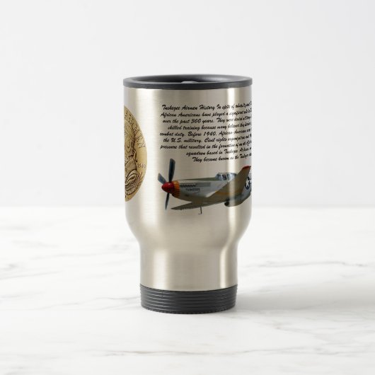 TUSKEGEE AIRMEN MÜNZREISE MUG REISEBECHER (Mittel)