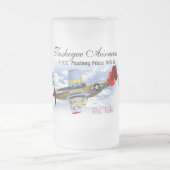 Tuskegee Airmen - P-51C-Piloten Mattglas Bierglas (Mittel)