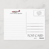 Tuskegee Airmen Postcard Postkarte (Rückseite)