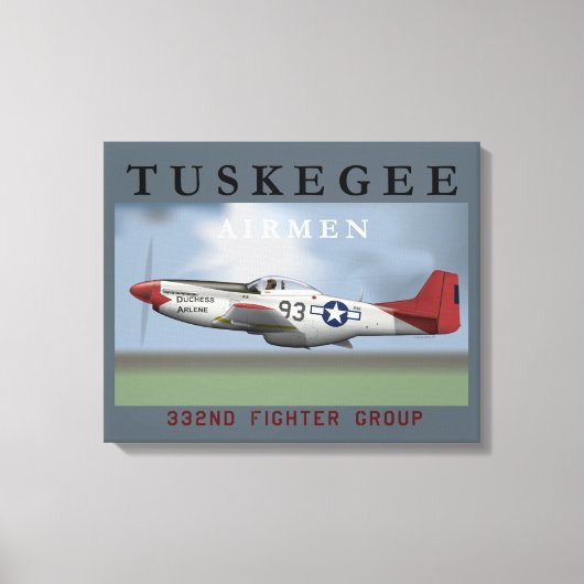 Tuskegee Airmen Poster Leinwanddruck (Vorderseite)
