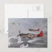 Tuskegee Airmen Postkarte (Vorne/Hinten)