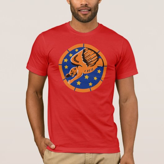 Tuskegee Airmen Red Tails 99th Fighter Squadron T-Shirt (Vorderseite)