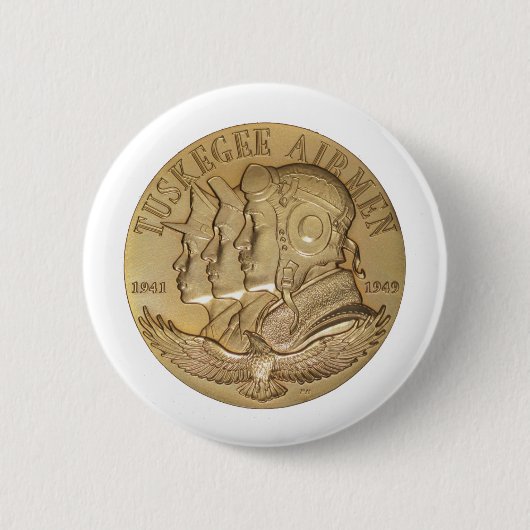 Tuskegee Flieger, Metall-vonehre Button (Vorderseite)