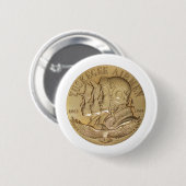 Tuskegee Flieger, Metall-vonehre Button (Vorne & Hinten)