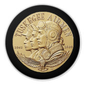 TUSKEGEE FLIEGER-MÜNZE KERAMIKKNAUF (Vorderseite)