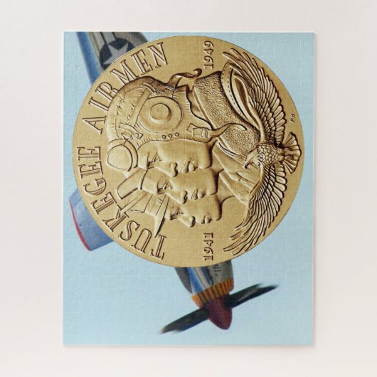 TUSKEGEE FLIEGER-MÜNZE PUZZLE (Vertikal)