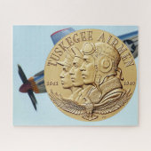 TUSKEGEE FLIEGER-MÜNZE PUZZLE (Horizontal)