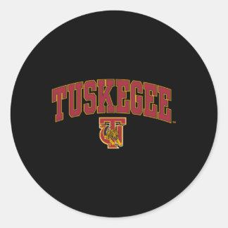 Tuskegee Golden Tigers Arch Runder Aufkleber