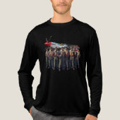 Tuskegee Red Schwanz Airmen Squadron: 332. Kämpfer Tri-Blend Shirt (Vorderseite)