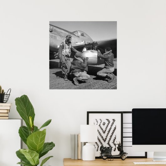 Tuskegee Tlow: 1945 Poster (Heimbüro)