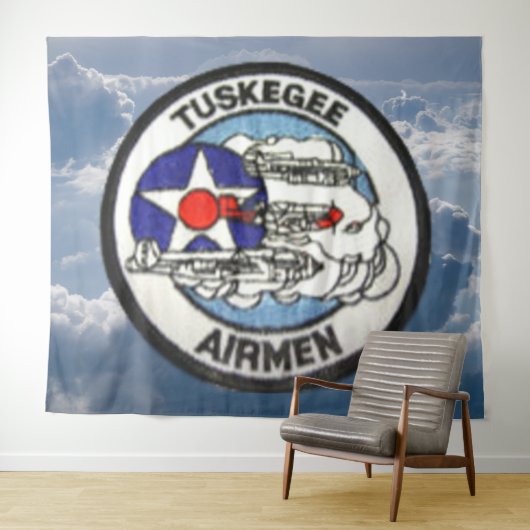 TUSKGEE AIRMEN FOTO-BACKDROP WANDTEPPICH (Beispiel (Horizontal))