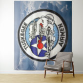 TUSKGEE AIRMEN FOTO-BACKDROP WANDTEPPICH (Beispiel)