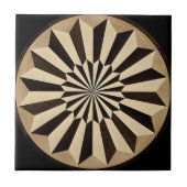 Tuskische Blume Fliese (Vorderseite)