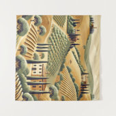 Tuskische Landschaft Wandteppiche (Vorderseite (Horizontal))