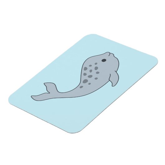 Tuskless Narwhal Magnet (Linke Seite)