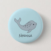 Tuskless Narwhal Name Button (Vorderseite)