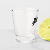 Tussin-Brille Schnapsglas (Links)