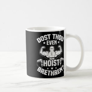 Tust du sogar Bodybuilding-Gewichtheben stemmen Kaffeetasse
