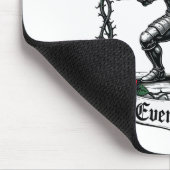 Tust du sogar Hanteln stemmen Ritter Gewichtheber Mousepad (Ecke)