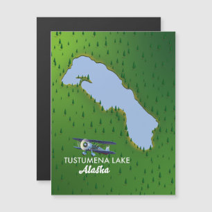 Tustumena Lake Travel Karte