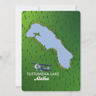 Tustumena Lake Travel Karte