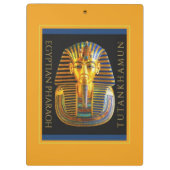 TUT-ANKH-AMUN GOLD BURIAL MASK KLEMMBRETT (Rückseite)