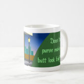 Tut dies… Stinktier-Tasse Kaffeetasse (VorderseiteRechts)