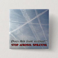 Tut diesen Blick normalen Chemtrail Knopf
