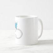 tut diesen Ring lassen mich verlobt schauen Kaffeetasse (VorderseiteRechts)