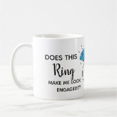 tut diesen Ring lassen mich verlobt schauen Kaffeetasse (Links)