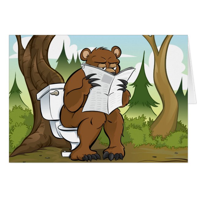 Tut einen Bärn-Misten im Holz (Vorderseite (Horizontal))