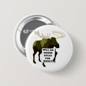 Tut Elch-Material für Geld Button (Vorne & Hinten)